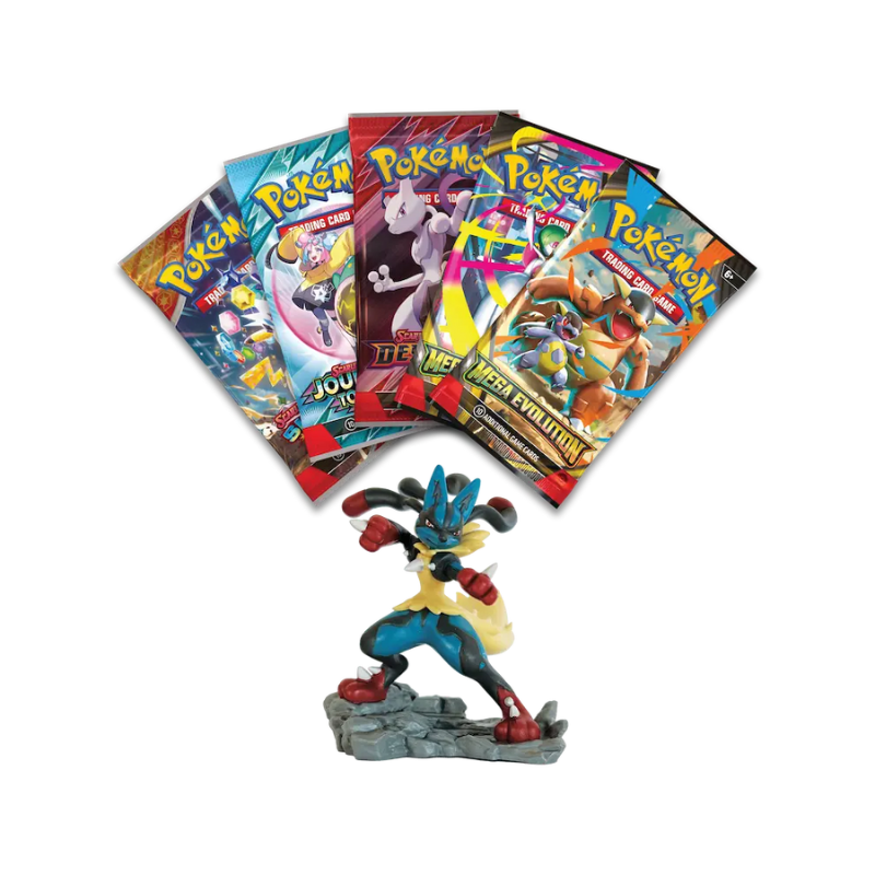 MEGA LUCARIO COLLECTION FIGURE BOX