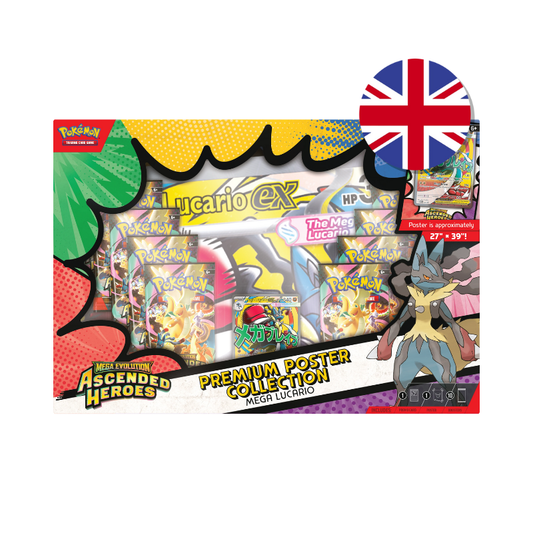 ASCENDED HEROES LUCARIO PREMIUM POSTER COLLECTION