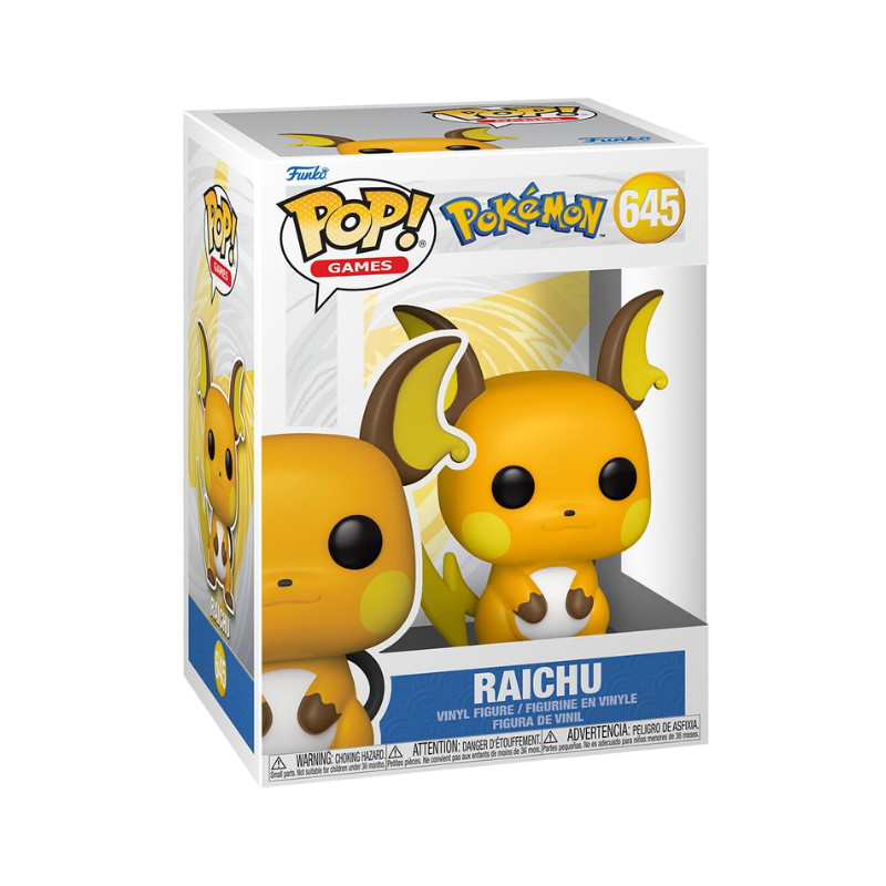 FIGURA POP POKEMON RAICHU