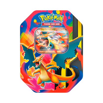 LATAS MEGA CHARIZARD SPRINX EX TINS EN
