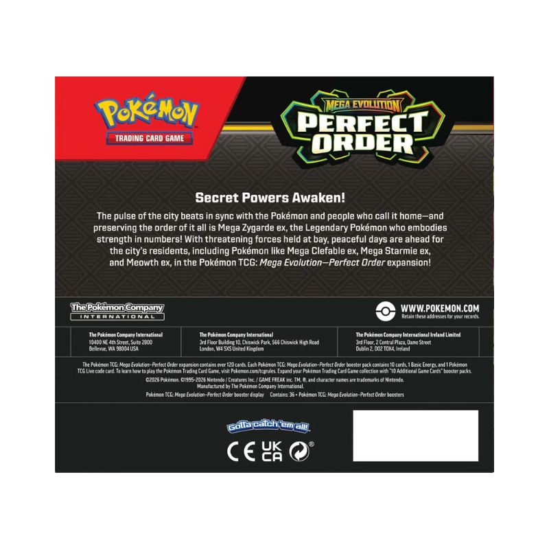 BOOSTER BOX PERFECT ORDER (36 SOBRES)