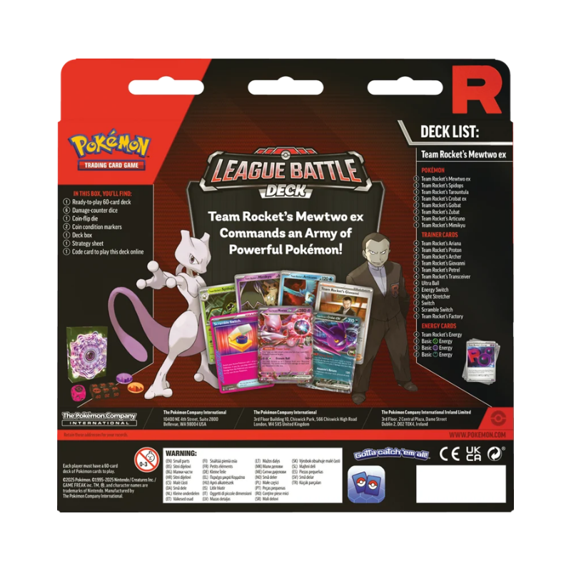 BATTLE DECK DELUXE MEWTWO EX