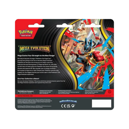 DISPLAY 3 SOBRES MEGA EVOLUTIONS (PREORDER NOVIEMBRE)