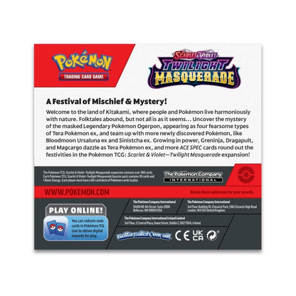 BOOSTER BOX TWILIGHT MASQUERADE (36 SOBRES)