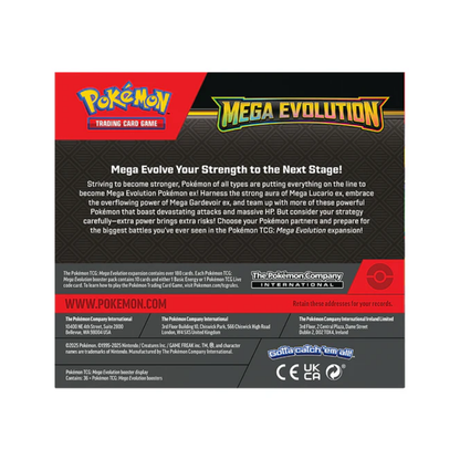 BOOSTER BOX 36 SOBRES MEGA EVOLUTION (PREORDER NOVIEMBRE)