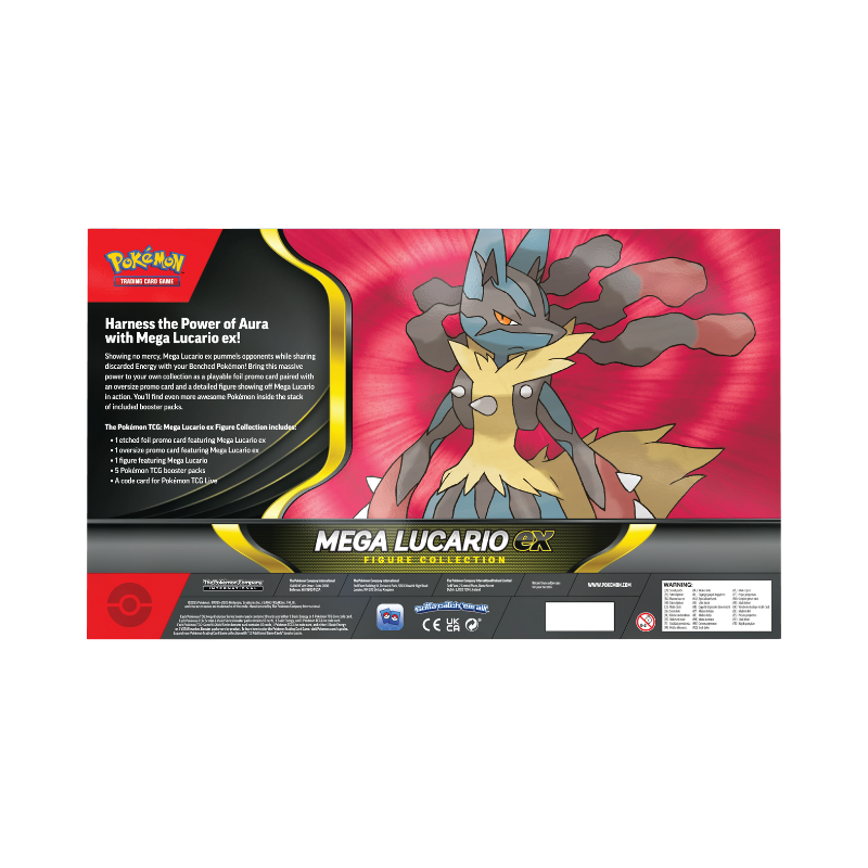 MEGA LUCARIO COLLECTION FIGURE BOX