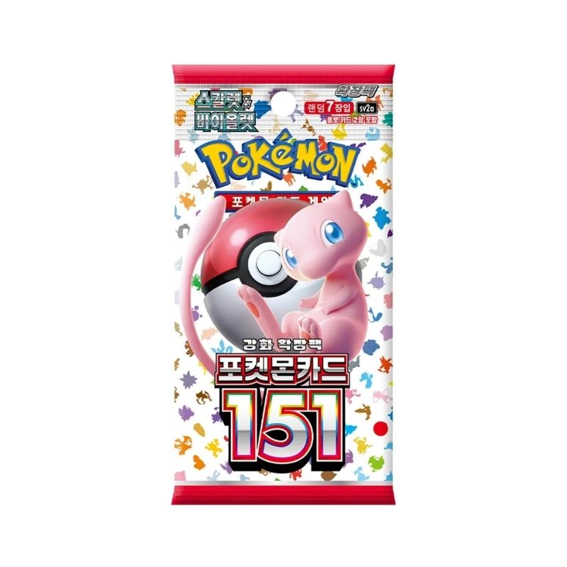 POKEMON 151 BOOSTER BOX 20 SOBRES COREANO