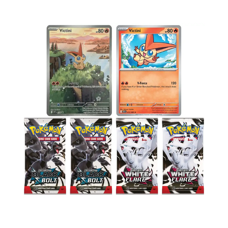 WHITE FLARE Y BLACK BOLT VICTINI PROMO