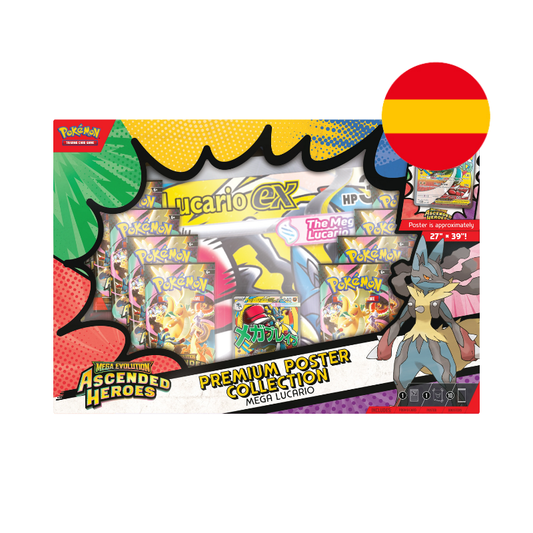 ASCENDED HEROES LUCARIO PREMIUM POSTER COLLECTION