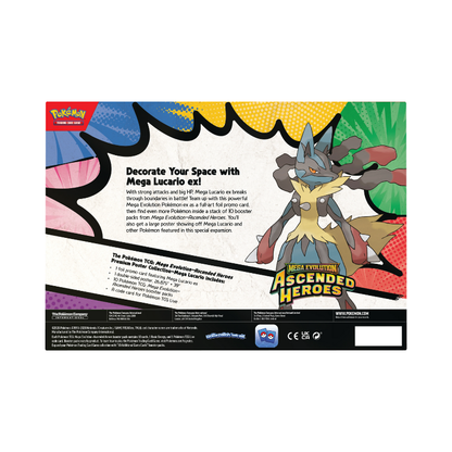 ASCENDED HEROES LUCARIO PREMIUM POSTER COLLECTION