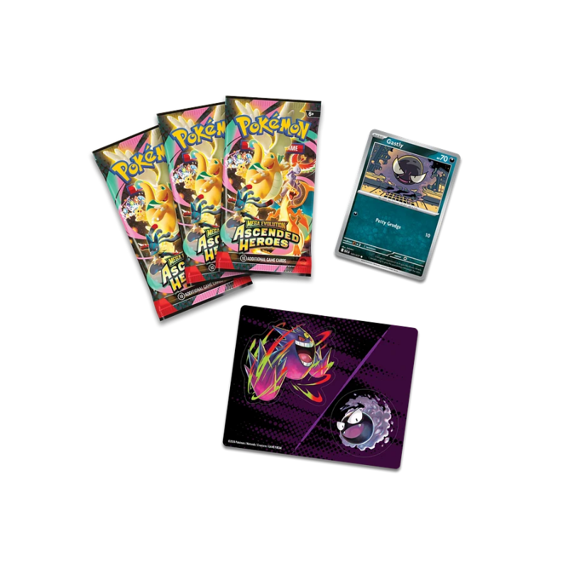 BLISTER 3 SOBRES ASCENDED HEROES PROMO GASTLY