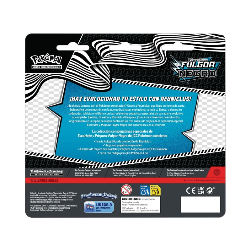 DISPLAY TECH STICKER 3 SOBRES BLACK BOLT CON PROMO