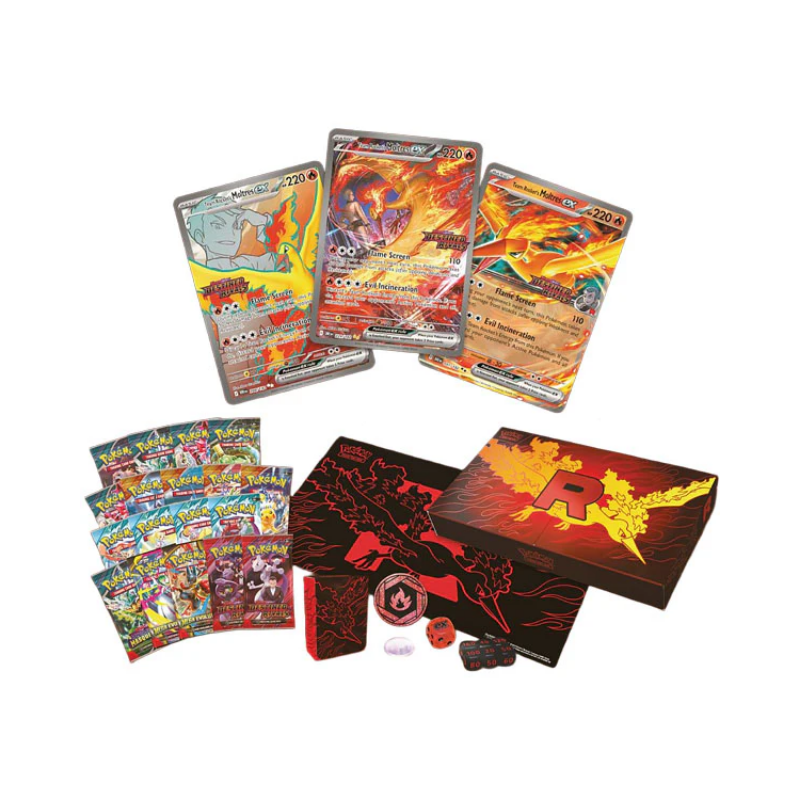 TEAM ROCKET MOLTRES EX - ULTRA PREMIUM COLLECTION