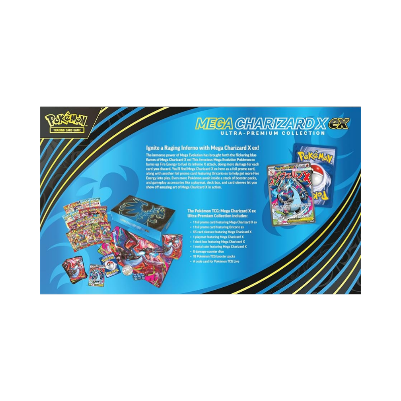 MEGA CHARIZARD X EX ULTRA-PREMIUM COLLECTION – PHANTASMAL FLAMES