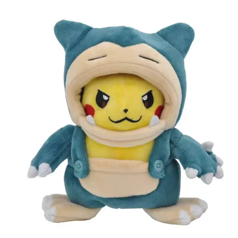 PELUCHE PIKACHU PONCHO SNORLAX