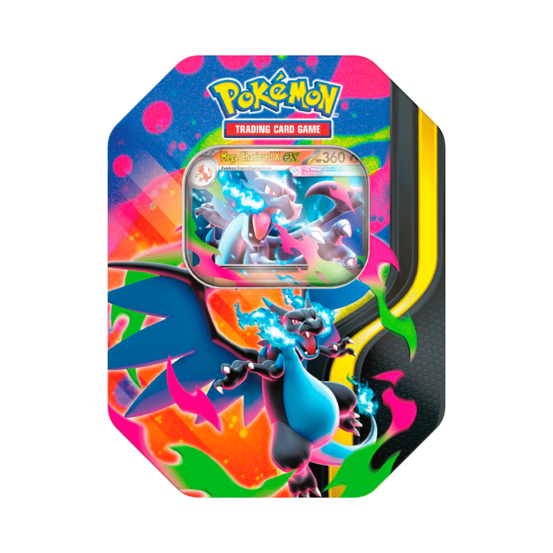 LATAS MEGA CHARIZARD SPRINX EX TINS EN