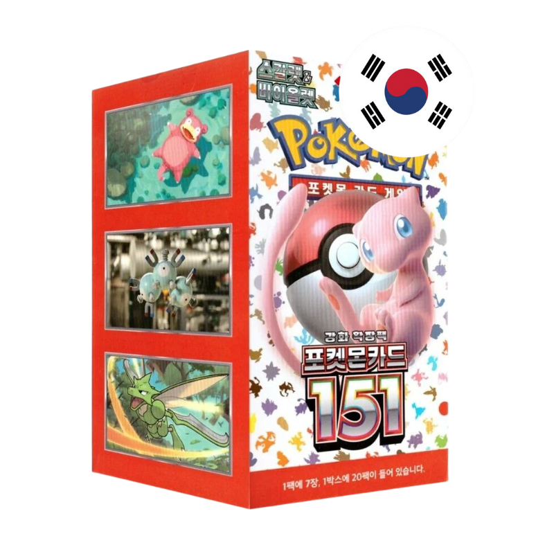 POKEMON 151 BOOSTER BOX 30 SOBRES COREANO