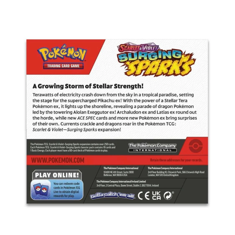 BOOSTER BOX 36 SOBRES SURGING SPARKS