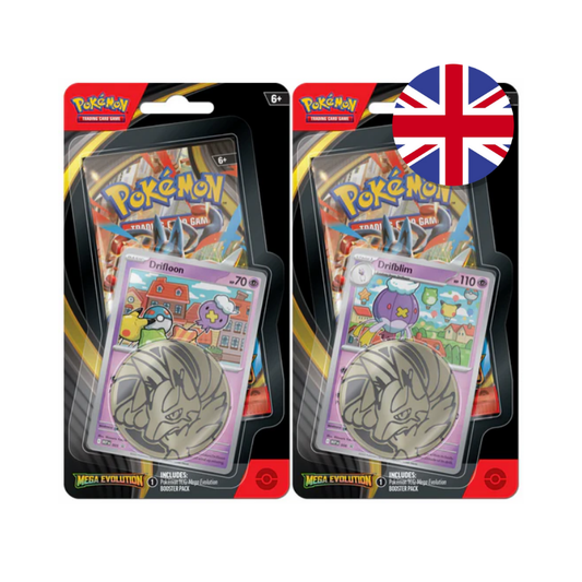 BLISTER SOBRE MEGA EVOLUTIONS (PREORDER NOVIEMBRE)