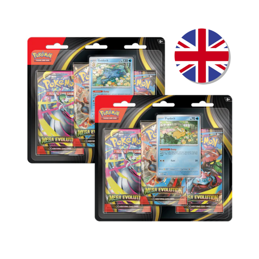 DISPLAY 3 SOBRES MEGA EVOLUTIONS (PREORDER NOVIEMBRE)