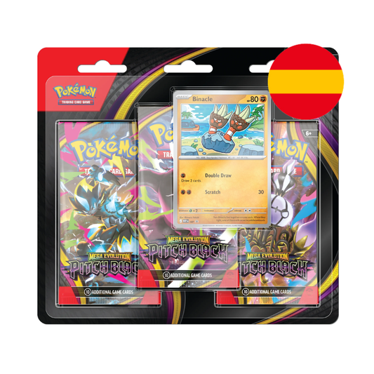 BLISTER 3 SOBRES PITCH BLACK