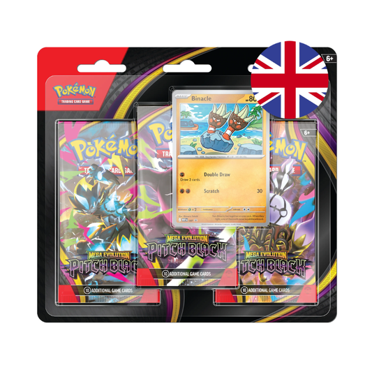 BLISTER 3 SOBRES PITCH BLACK