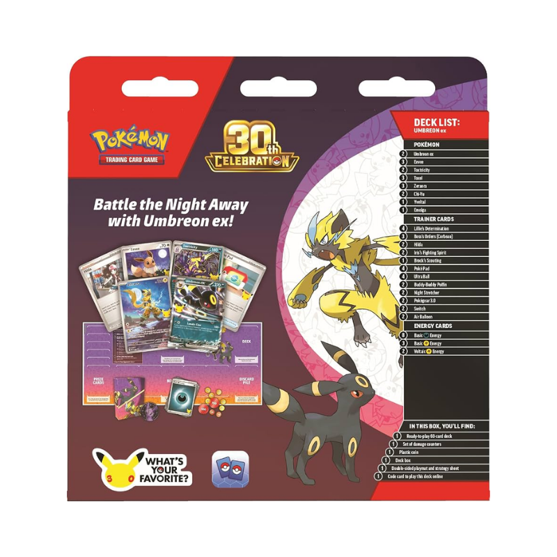 BATTLE DECK UMBREON 30TH CELEBRATION PRE-ORDER