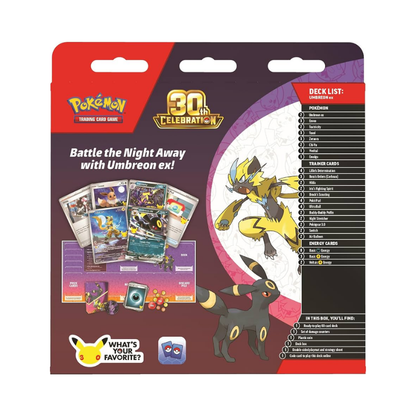 BATTLE DECK UMBREON 30TH CELEBRATION PRE-ORDER