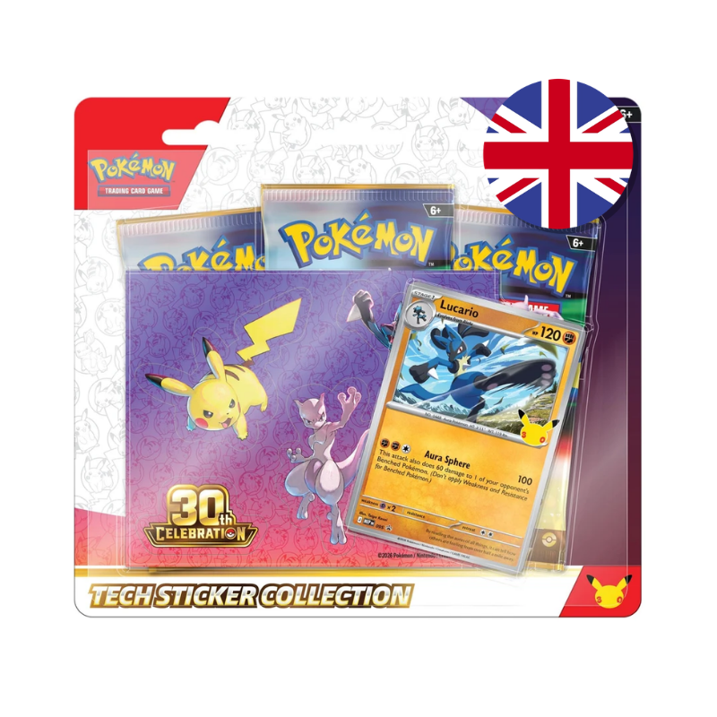 TECH STICKER 30TH CELEBRATION LUCARIO PRE-ORDER
